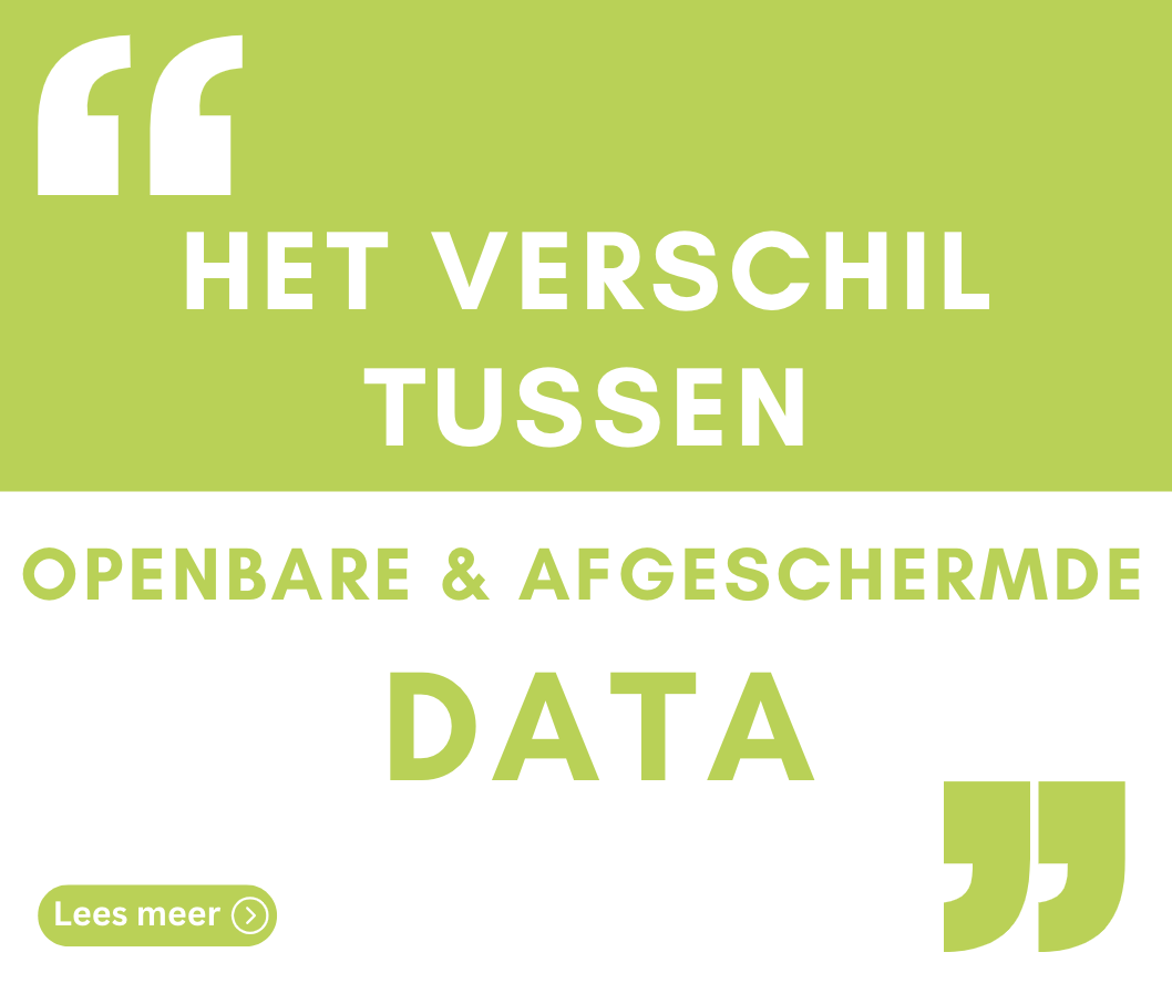 Het Verschil tussen Openbare en Afgeschermde Data