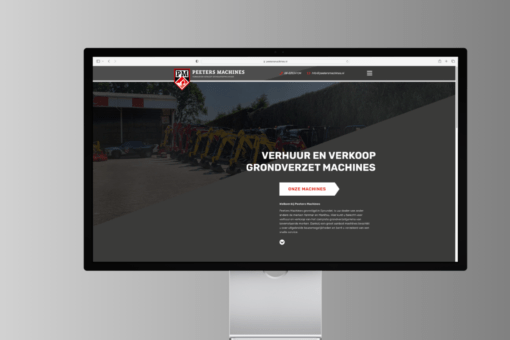 Peeters Machines – Website voor de verhuur en verkoop van grondverzetmachines